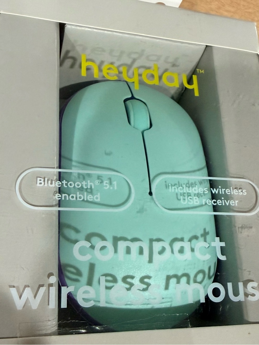 heyday Mint Green Wireless Bluetooth Mouse